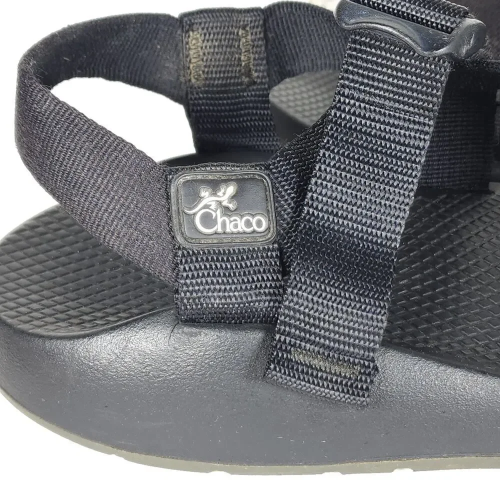 Chaco Men's Z Cloud Size US11 Black Strappy Outdoor Sport Sandals Shoes